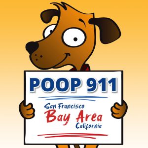 San Francisco Bay Area Pooper Scooper Service POOP 911 Yard Sign