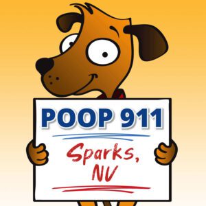 Sparks, Nevada Pooper Scooper Service POOP 911 Yard Sign.